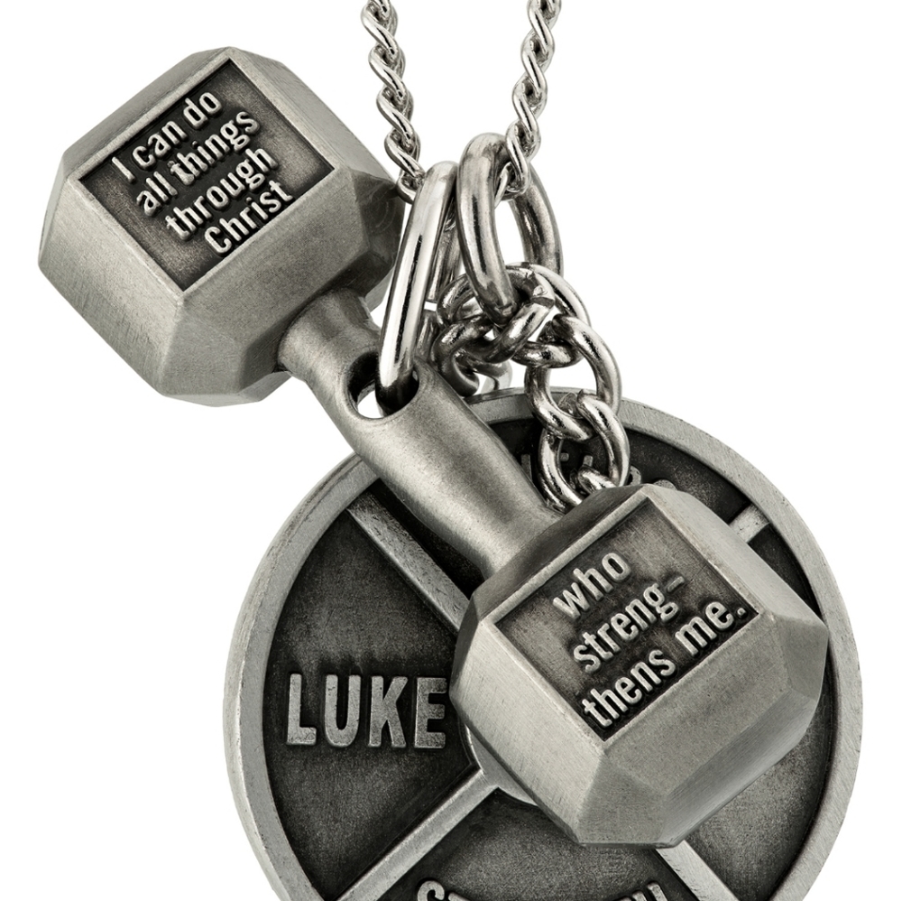 EUC Stainless Mini Combo Necklace-Luke 1:37 DB